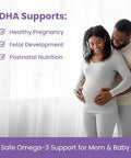 Mother'S Promise Prenatal Dha For Women 600Mg + 400 Iu Vitamin D3 | 120 Softgels | Supports Brain Health | Triglyceride Omega 3 Fish Oil Dha Prenatal Vitamins For Pregnancy & Nursing | 300Mg Per Capsule