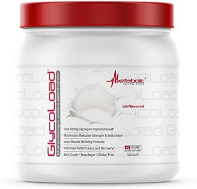 Metabolic Nutrition Glycoload 100% Micronized Cyclic Cluster Dextrin Carbohydrate Powder Muscle Glycogen Loading Carbohydrate Pre Intra Post Workout Supplement 600 gm 30 servings