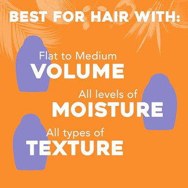 Ogx Thick & Full + Biotin Collagen Extra Strength Volumizing Shampoo With Vitamin B7 Hydrolyzed Wheat Protein For Fine Hair. Sulfate- Surfactants Thicker Fuller Hair 13 Fl Oz