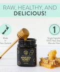 The New Zealand Natural Pet Food Co Woof Dog Treats - Manuka Honey, Dog Treats Small & Large Dog, Natural, Topper or Dog Treat, 8.8oz