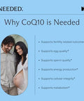 Needed. CoQ10 200mg Supplement 30 Count Ubiquinol 200mg For Women and Men Coenzyme Q10 Preconception Health Supplement Non GMO Softgels