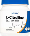 Nutricost Pure Lcitrulline (Base) Powder (600 Grams) (2 Bottles)