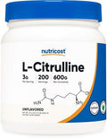 Nutricost Pure Lcitrulline (Base) Powder (600 Grams) (2 Bottles)