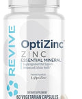 Revive Md Zinc Mineral Supplement For Men & Women Supports Immunity & Cellular Health With 50Mg Optizinc Antioxidant & Immune Support (60 Capsules 60 Servings)