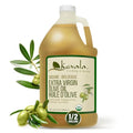 Kevala Extra Virgin Organic Olive Oil - Unrefined Cooking Oil, Cold Pressed and with no Preservatives, Made with Carefully Selected Fresh Olives, Natural Kitchen Pantry Essential, Easy Storage, 64 oz