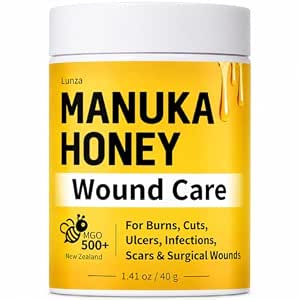 Manuka Honey for Dogs - Allergy & Itch Support, Skin & Coat Comfort, 150 Ct | With Quercetin, Krill Oil, Colostrum & Probiotics - Helps Reduce Paw Licking, Soothe Itchy Ears & Support Yeast Balance