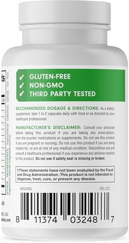Bucked Up Digestive Enzymes (1500 Mg) Essentials (60 Servings 120 Capsules)