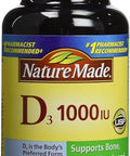 Nature Made Vitamin D3 1000 Iu 300 Tablets