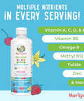 Maryruth's Organics Kids Multivitamin Liposomal (Strawberry Cherry & Vanilla) & Vitamin