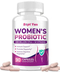 Sept Yan Probiotics For Women 100 Billion Cfus 32 Strains With Prebiotics & Digestive Enzymes Support Digestive Immune Vaginal & Urinary Health 90 Capsules