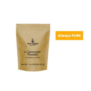 PURE ORIGINAL INGREDIENTS L-Carnosine (1 Oz) Amino Acid Supplement, No Additives Or Fillers