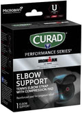 Curad Performance Series Ironman Elbow Support Dual Wrap-Around Strap Universal 1 Each