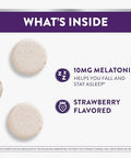 Zzzquil Pure Zzzs Fast Dissolve Melatonin Melatonin 10Mg Sleep Aid Supplement Sleep Aids For Adults Strawberry Flavored 90 Fast Dissolve Melatonin Tablets