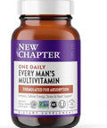 New Chapter Men'S Multivitamin For Immune Stress Heart + Energy Support With Fermented Nutrients - Every Man'S One Daily Made With Organic Vegetables & Herbs Non-Gmo Gluten - 72 Ct