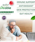 Lifeable Sugar Elderberry Gummies With Vitamin C And Zinc Great Tasting Sambucus Elderberry Immune Support Supplement Kosher Vegan Non Gmo Black Elderberry For Adults 60 Gummies