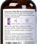 Bluebonnet Nac 500 Mg Vitamin Capsules 60 Count