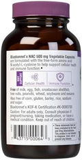 Bluebonnet Nac 500 Mg Vitamin Capsules 60 Count