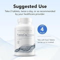 Theralogix Theracal D4000 Bone Health Support Supplement With Calcium Magnesium Vitamin D3 Vitamin K2 & Boron 90Day Supply Nsf 360 Tablets