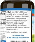 Carlson CGel 1000 mg Vitamin C Immune Support and Tissue Health Antioxidant 60 Soft gels