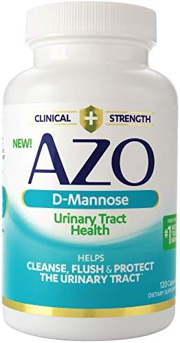 Azo D Mannose Urinary Tract Health Cleanse Flush & Protect The Urinary Tract & Cranberry Urinary Tract Health Supplement 1 Serving = 1 Glass Of Cranberry Juice Sugar