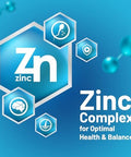 5in1 Zinc Picolinate Complex 50 mg 365 Vegan High Strength Tablets Added with Copper and Vitamin B6 6 Months' Supply Made in UK by Prowise
