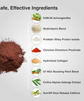 Mdrive Start 9 In 1 Complete Nutrition And Protein Shake Powder Supports Energy 30 Servings 317Oz