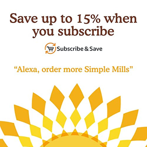 Simple Mills Almond Flour Crackers, Fine Ground Sea Salt, Gluten Free, Flax Seed, Sunflower Seeds, Corn Free, Good for Snacks, Made with whole foods, 6 Count (Packaging May Vary)