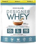 Designer Wellness Whey Natural Whey Protein Powder With Probiotics Fiber And Key Bvitamins For Energy Gluten Gourmet Chocolate 2 Lb
