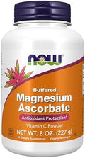 Now Foods Supplements Magnesium Ascorbate Powder Buffered Antioxidant Protection 8Ounce