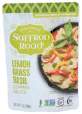 Saffron Road Lemongrass Basil Simmer Sauce, 7oz - Non-GMO, Gluten Free, Halal, Kosher