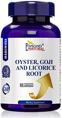 Oyster, Goji & Licorice Root Complex, Gmp, Natural Product Assn Certified, Made In Usa - 60 Capsules