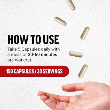 Force Factor Larginine Nitric Oxide Supplement With Bioperine To Help Build Muscle And Support Stronger Blood Flow Circulation Nutrient Delivery And Pumps Larginine 3000Mg 3G 150 Capsules