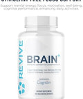 Revive Md Brain Supplement For Memory & Focus " Stimulant Nootropic Formula For Cognitive Health With Niacin Vitamins B6 & B12 Acetyllcarnitine Hcl & Alphagpc " 150 Capsules (30 Servings)