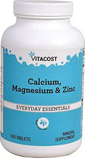 Vitacost Calcium Magnesium and Zinc 300 Tablets