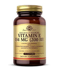 Solgar Vitamin E 200 Iu - 100 Softgels - Natural Antioxidant Immune System Support - Gluten Free Dairy Free 100 Servings