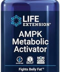 Life Extension Ampk Metabolic Activator, Hesperidin, G. Pentaphyllum, Fight Unwanted Belly Fat & Revitalize Cellular Metabolism, Gluten-Free, Non-Gmo, 30 Vegetarian Tablets