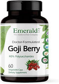 Emerald Labs Goji Berry - Immune Response & Liver Health Support With Antioxidants - Vegan, Gluten- - 60 Vegetable Capsules (30-Day Supply)