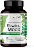 Emerald Labs Elevated Mood - Stress Management Supplement With Sensoril Ashwagandha Extract & Affron Saffron Extract - 60 Vegetable Capsules (30-Day Supply)