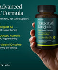 Etta Vita Potent Longjack - Tongkat Ali & Fadogia Agrestis Supplement For Men & Womens Energy T Support Lean Muscle Growth & Recovery Hormonal Balance Pre-Workout With Vegan Nac Liver Detox & Cleanse