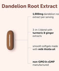 Micro Ingredients Dandelion Root Extract (Taraxacum Officinale) 1000Mg Per Serving 240 Softgels 3-In-1 Herbal Blend With Turmeric & Ginger Extract Made With Milk Thistle Oil Non-Gmo