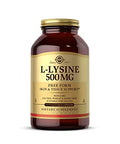 Solgar L-Lysine 500 Mg 250 Vegetable Capsules - Enhanced Absorption & Assimilation - Promotes Integrity Of Skin & Lips - Collagen Support - Amino Acids - Non-Gmo Vegan Gluten Free