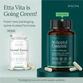 Etta Vita Vegan Liver Detox & Cleanse - Nac Supplement N-Acetyl Cysteine 600Mg With Quercetin Milk Thistle Molybdenum & Selenium N-Acetyl-Cysteine Capsules For Immune Support Diet Kits & Systems