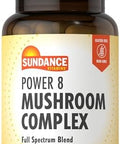Sundance Mushroom Supplement Capsules Complex With Lions Mane Full Spectrum Blend Of Power 8 Mushrooms Vegetarian Nongmo & Gluten