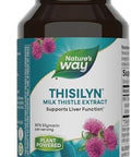 Nature'S Way Thisilyn With Standardized Milk Thistle Extract, Supports Liver Function, Silymarin, Vegan, 100 Capsules (Packaging May Vary)
