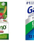 Beano Ultra 800 Gas Prevention And Digestive Enzyme Supplement 100 Count & Gasx Extra Strength Gas Relief Softgels With Simethicone 125 Mg For Bloating Relief 72 Count