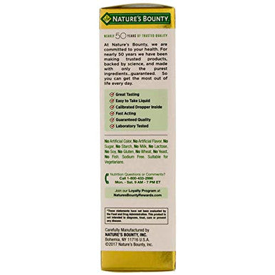 Nature'S Bounty B-12 5000 Mcg Sublingual Liquid Energy Health 2 Oz (Pack Of 2)