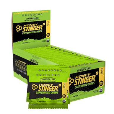 Honey Stinger Caffeinated Energy Chews - 12-Pack Stingerita Lime One Size