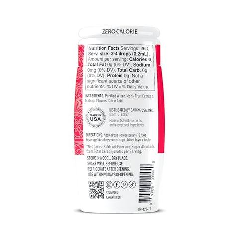 Lakanto Pure Monk Fruit Extract Drops Bundle (Original, Vanilla, Caramel) Perfect for Coffee, Tea, Smoothies, Cereal, Granola, Oatmeal, Cocktails, and More