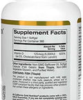 California Gold Nutrition Vitamin D3 125 Mcg (5000 Iu) 360 Fish Gelatin Softgels 5 Pack