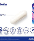 Pure Encapsulations Biotin 8 mg 120 vcaps